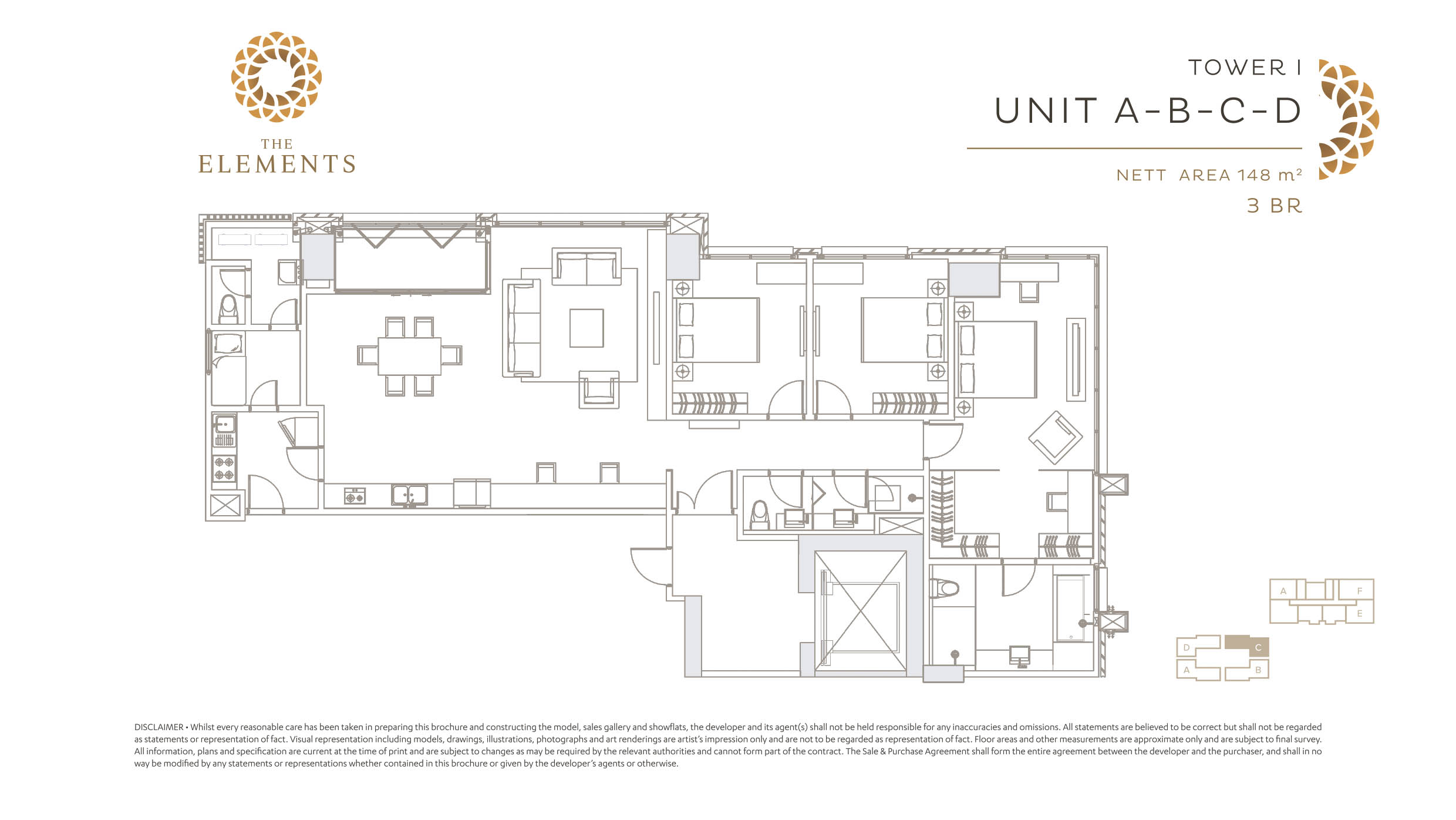 The Elements Serenity Tower - Unit A/B/C/D