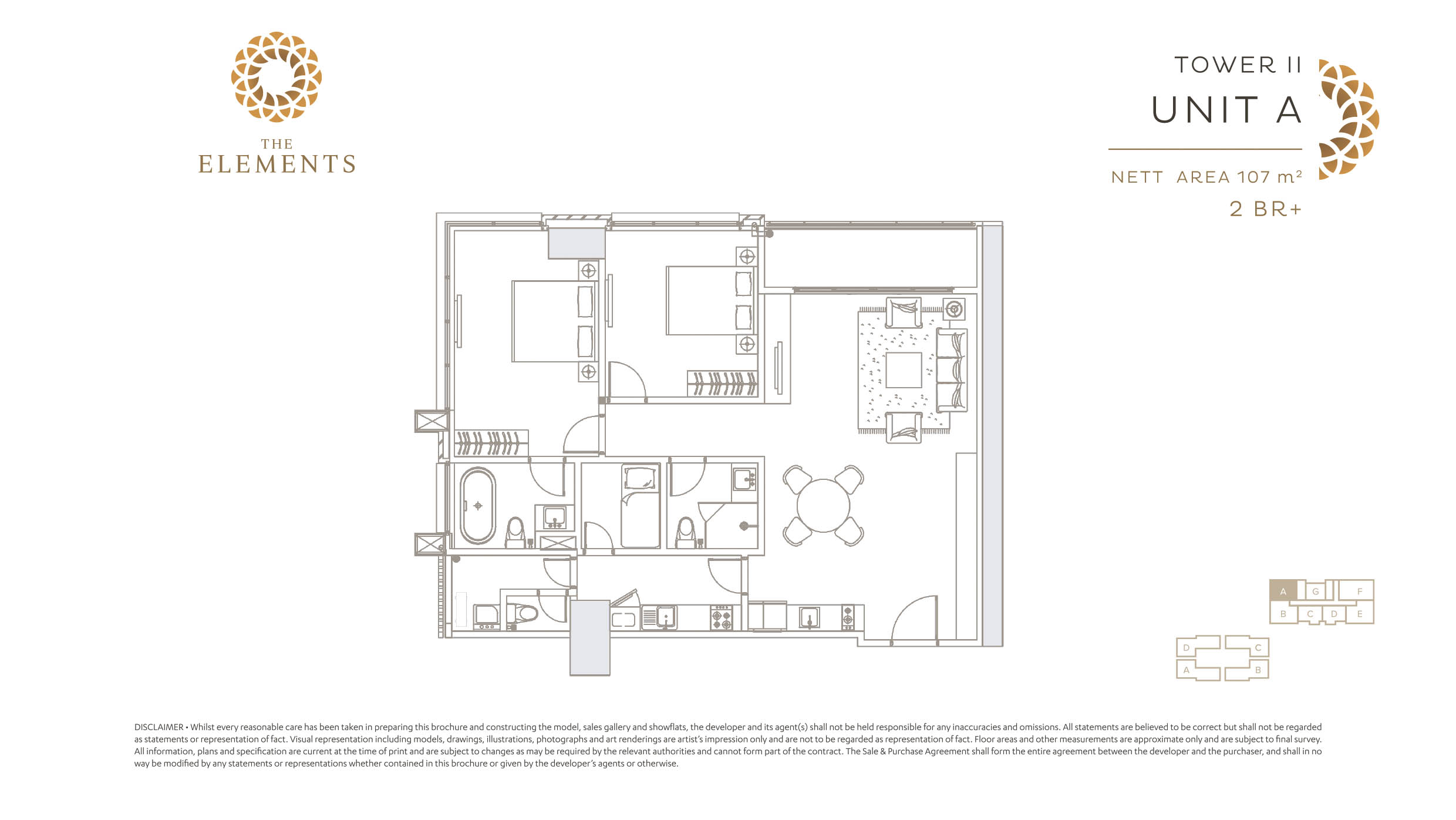 The Elements Harmony Tower - Unit A